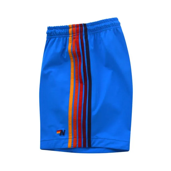5 Stripe Flex Shorts 8211 Parrot Blue Men Aviator Nation Shorts