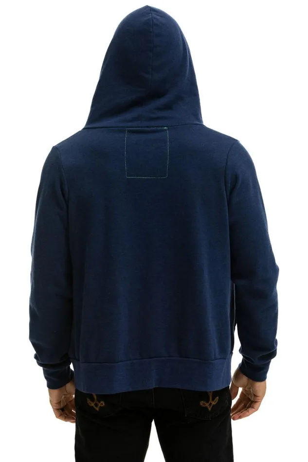 5 Stripe Hoodie 8211 Navy Blue WomenMen Aviator Nation Hoodies