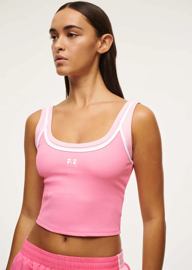 Activewear FORWARD TANK IN PINK LEMONADE PE Nation Women