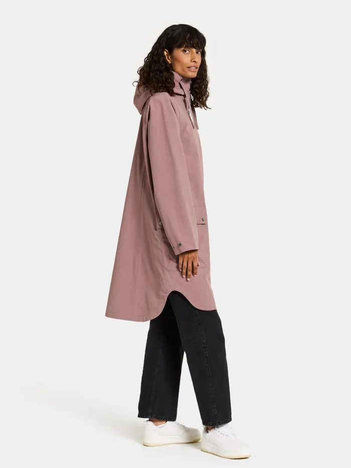 Adria Parka Faded Wine Women Didriksons Spring Jackets