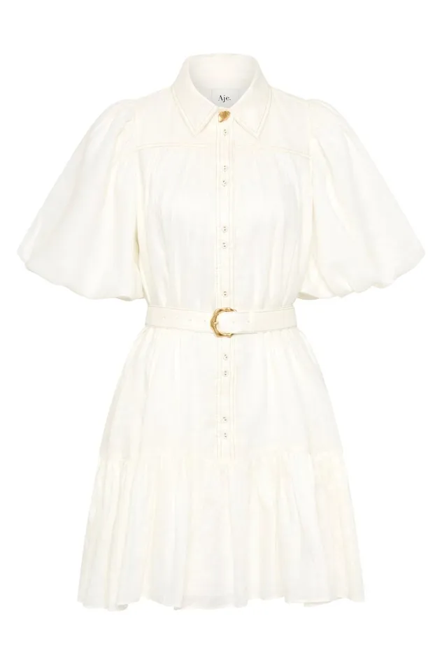 Aje Dresses Jessamine Mini Dress Ivory 8211 Women Aje Dresses Jessamine Mini Dress Ivory 8211 Women