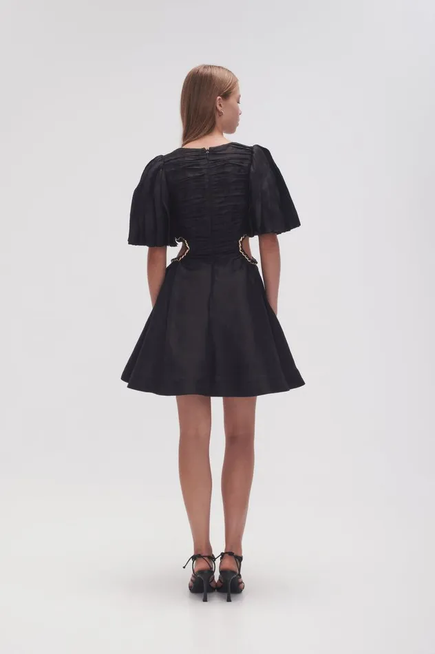 Aje Dresses Monica Chain Link Mini Dress Black 8211 Women Aje Dresses Monica Chain Link Mini Dress Black 8211 Women
