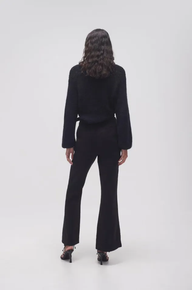 Aje Matching Sets Elements Flared Pant Black 8211 Women Aje Matching Sets Elements Flared Pant Black 8211 Women