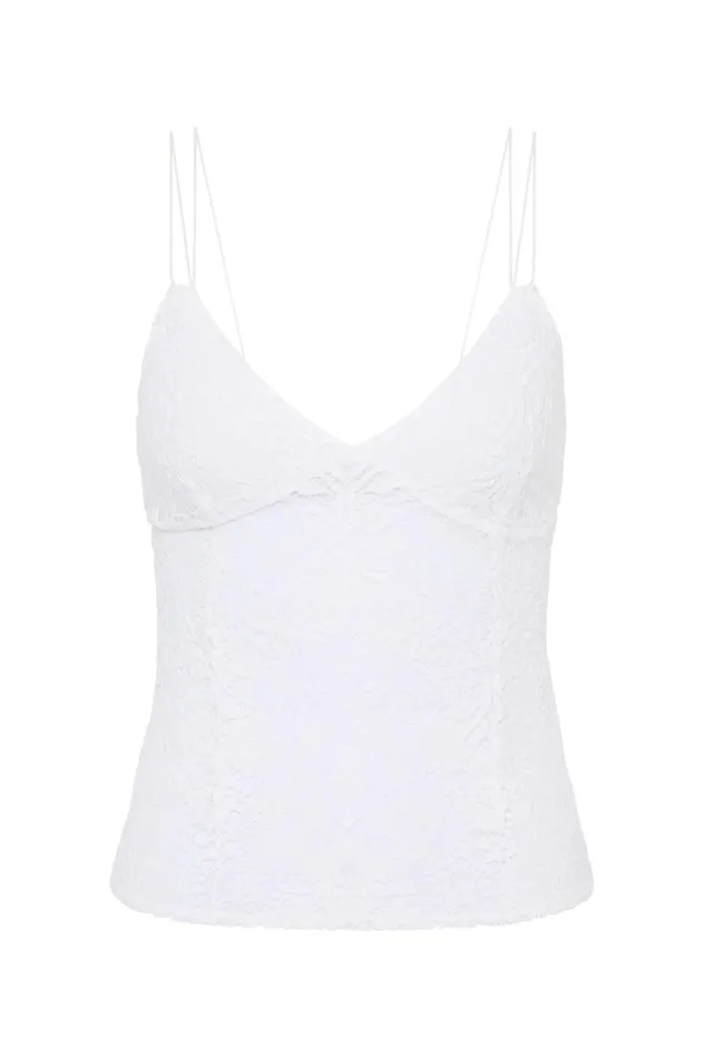 Aje Matching Sets Pera Double Strap Cami White 8211 Women Aje Matching Sets Pera Double Strap Cami White 8211 Women