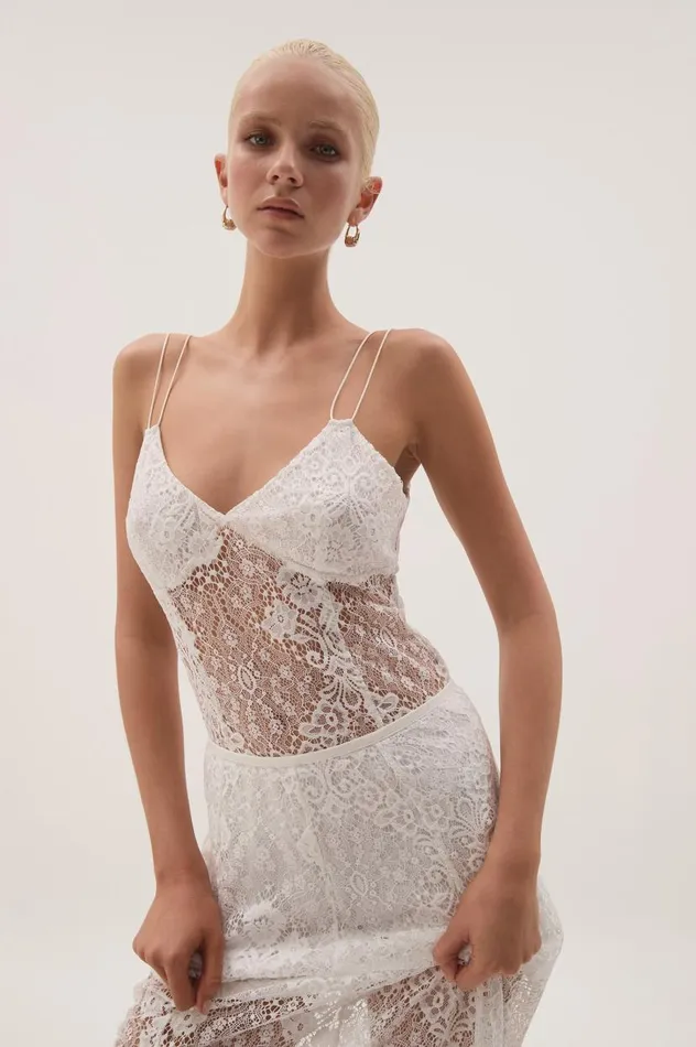 Aje Matching Sets Pera Double Strap Cami White 8211 Women Aje Matching Sets Pera Double Strap Cami White 8211 Women