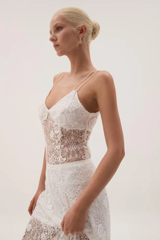 Aje Matching Sets Pera Double Strap Cami White 8211 Women Aje Matching Sets Pera Double Strap Cami White 8211 Women