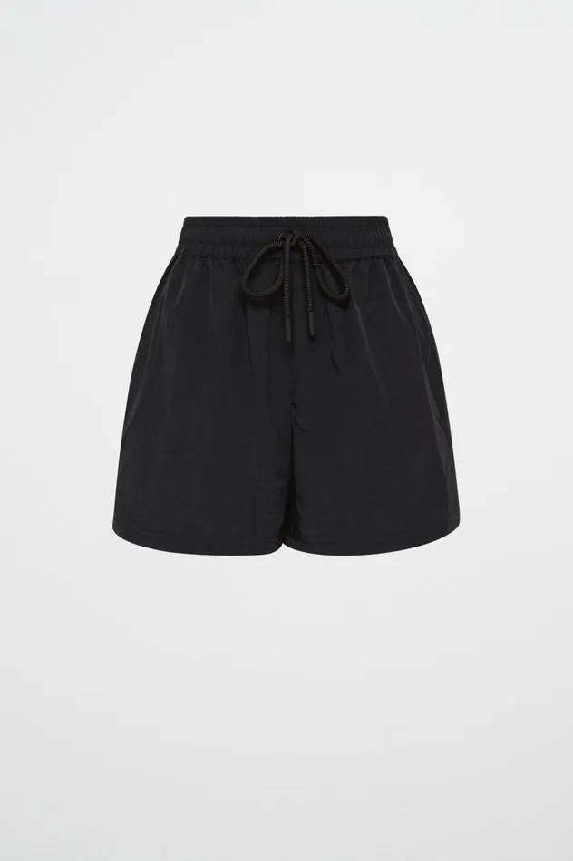 Aje Shorts Drawstring Spray Short 608 Black 8211 Women Aje Shorts Drawstring Spray Short 608 Black 8211 Women