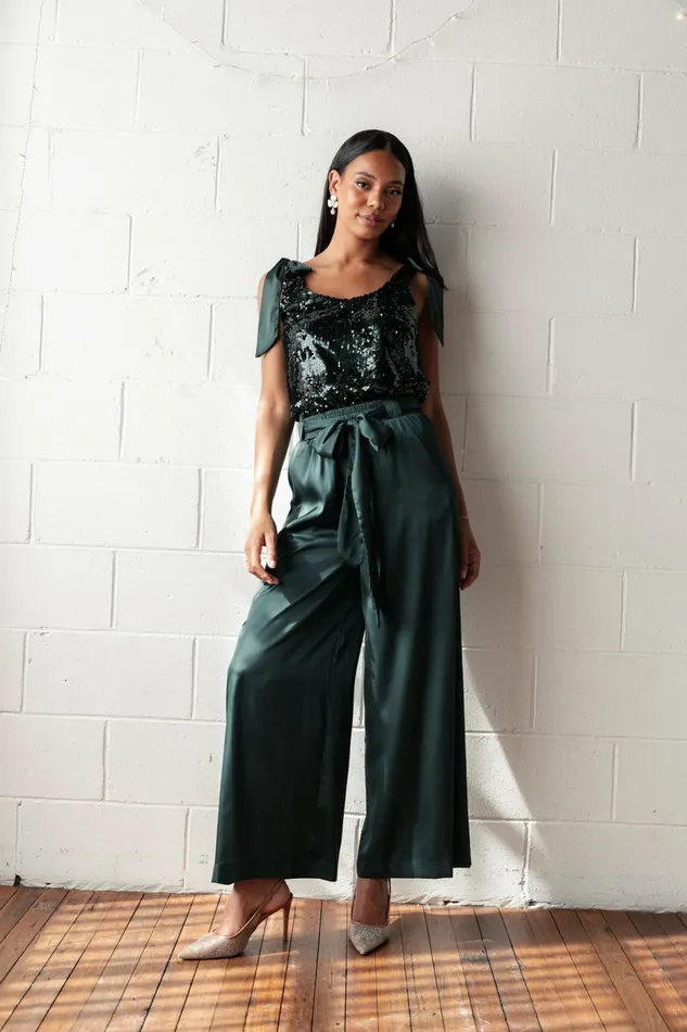 Alie Pant Emerald Pants Petal and Pup Women