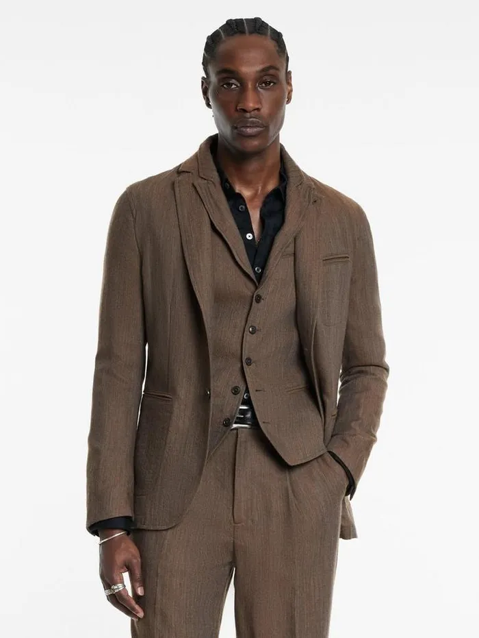 ALLEN JACKET Chamois Men John Varvatos Coats And Jackets