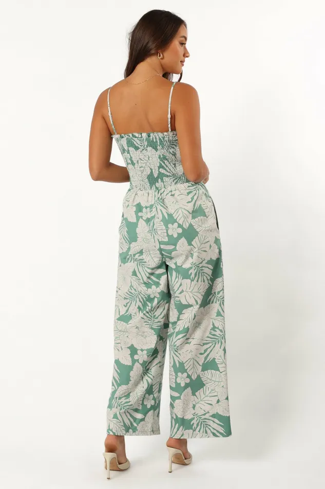 Aneesa Jumpsuit Sage Women Jumpsuits and Rompers Petal and Pup