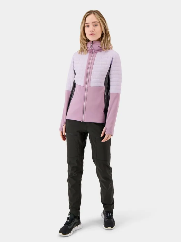 Annema FullZip Purple Rain Women Didriksons Outdoor Jackets