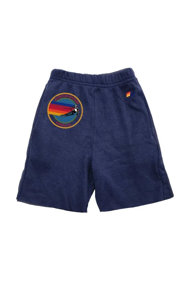 Aspen Sweatshorts 8211 Navy Kids Aviator Nation Shorts
