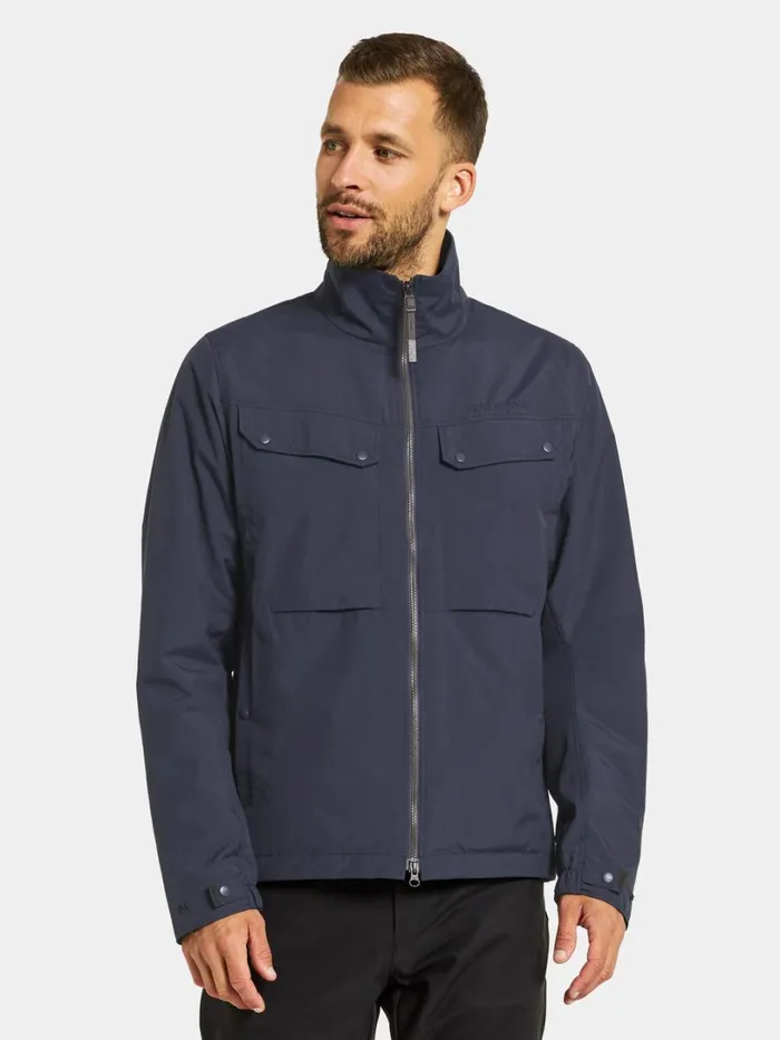 August Jacket Dark Night Blue Men Didriksons Spring Jackets