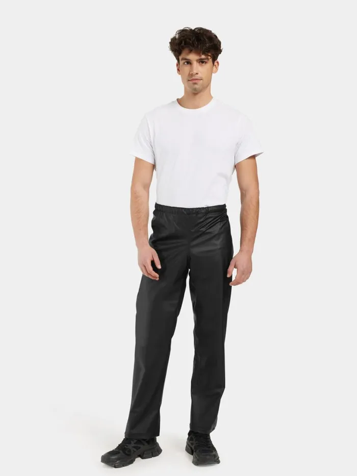 Avon Unisex Pants Galon Black WomenMen Didriksons Waterproof Trousers