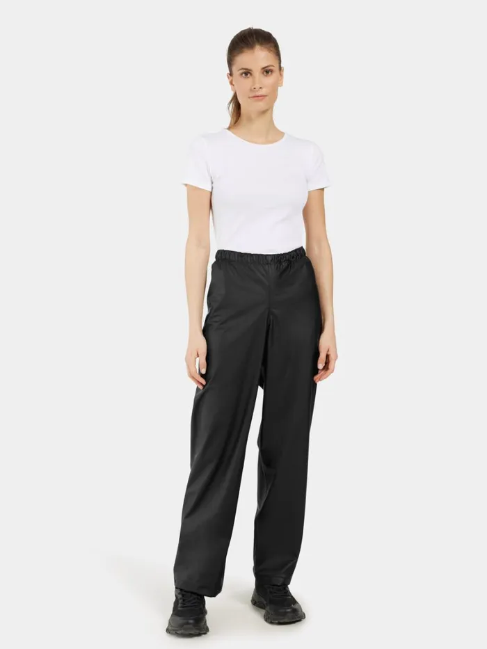 Avon Unisex Pants Galon Black WomenMen Didriksons Waterproof Trousers