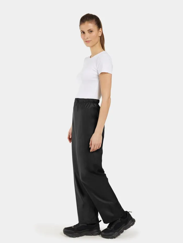 Avon Unisex Pants Galon Black WomenMen Didriksons Waterproof Trousers