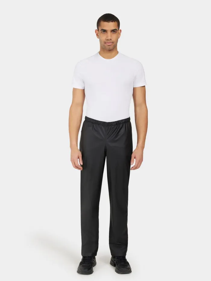 Avon Unisex Pants Galon Black WomenMen Didriksons Waterproof Trousers