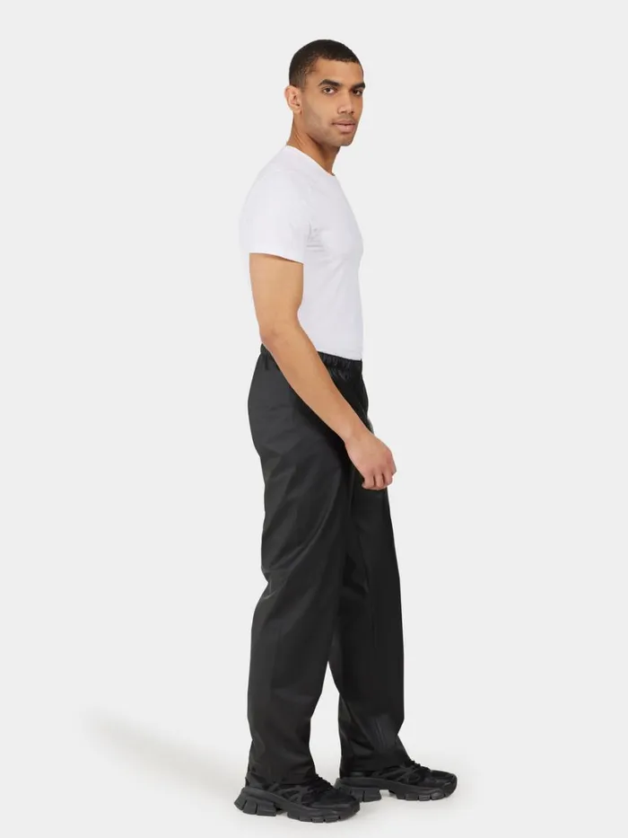 Avon Unisex Pants Galon Black WomenMen Didriksons Waterproof Trousers
