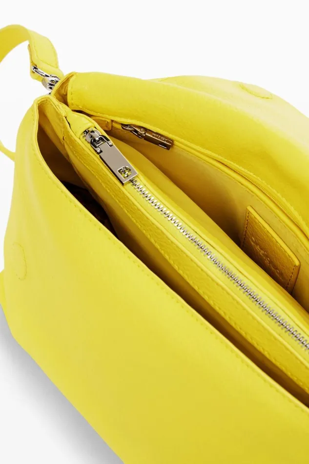 Bags Women Desigual Faux Leather Crossbody Bag Yellow