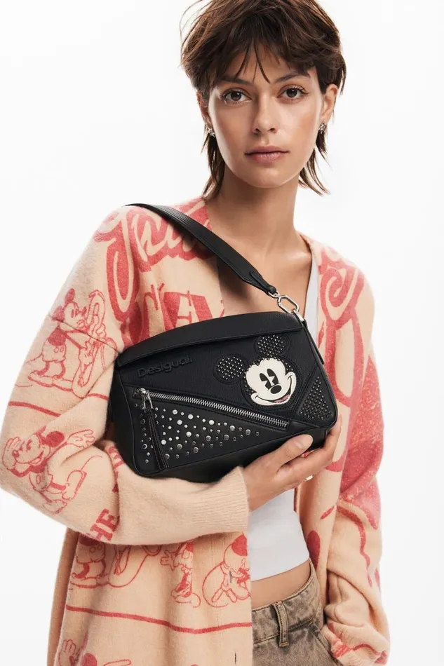 Bags Women Desigual Mickey Mouse Crossbody Bag Black