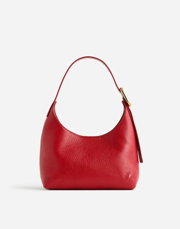 Bags Women Madewell The SculpturalBuckle Shoulder Bag Bright Ember