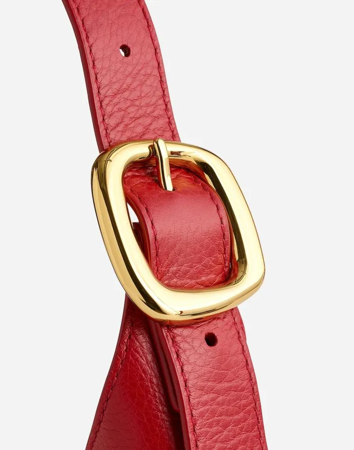 Bags Women Madewell The SculpturalBuckle Shoulder Bag Bright Ember
