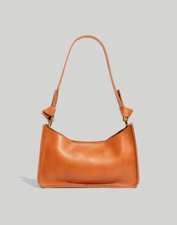 Bags Women Madewell The Sydney Shoulder Bag Burnished Caramel