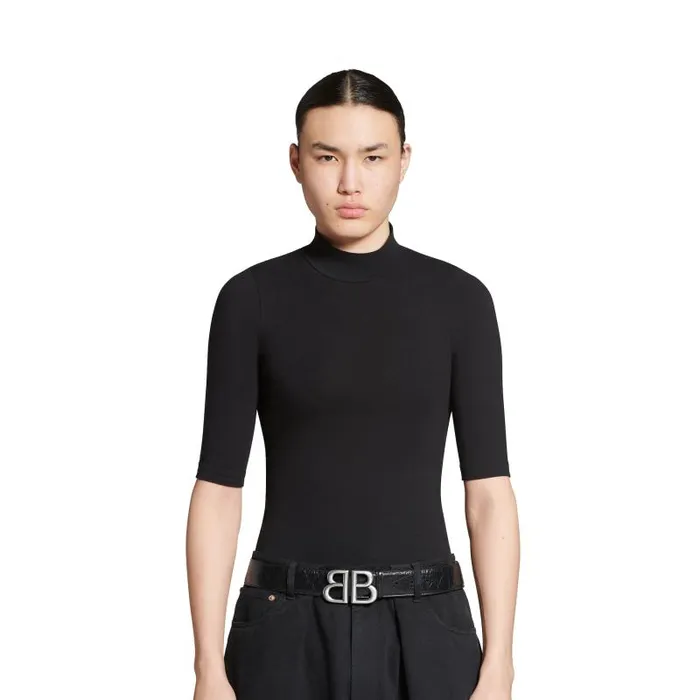 Balenciaga Belts Men Men039s Monaco Belt In Black Black