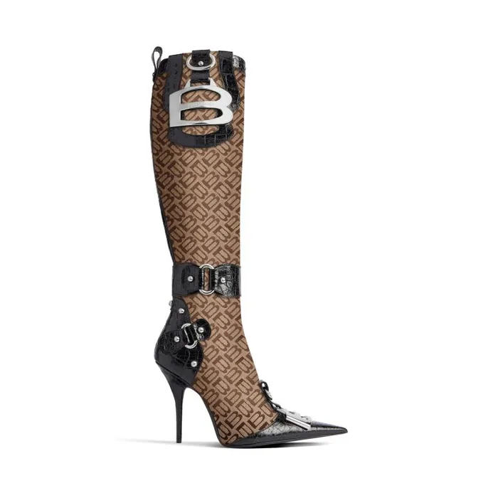 Balenciaga Boots and Ankle Boots Women Women039s Essex 110mm Boot In Beigeblack Beigeblack Balenciaga Boots and Ankle Boots Women Women039s Essex 110mm Boot In Beigeblack Beigeblack