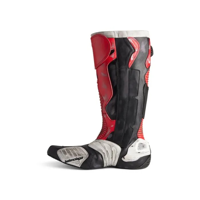 Balenciaga Boots and Derbies Men Men039s Biker Boot In Redwhiteblack Redwhiteblack Balenciaga Boots and Derbies Men Men039s Biker Boot In Redwhiteblack Redwhiteblack