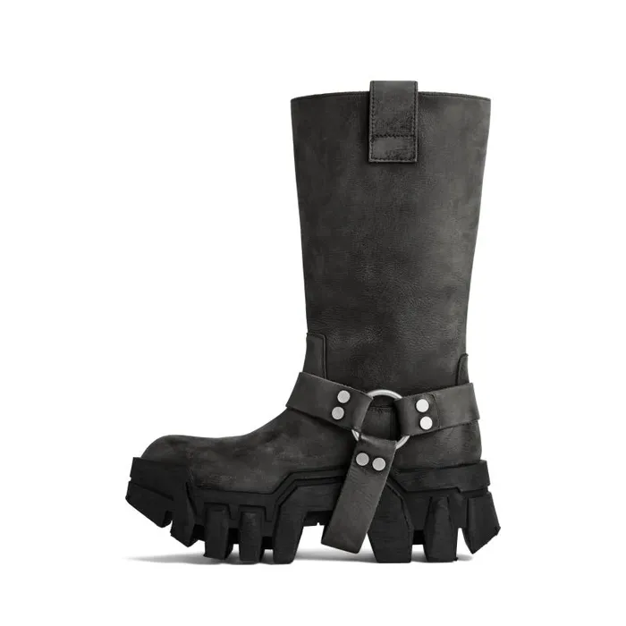 Balenciaga Boots and Derbies Men Men039s Bulldozer Harness Boot In Black Black Balenciaga Boots and Derbies Men Men039s Bulldozer Harness Boot In Black Black