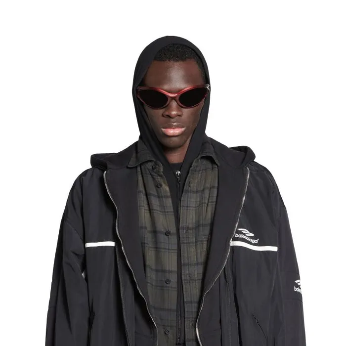 Balenciaga Coats and Jackets Men Men039s 3b Sports Icon Layered Tracksuit Jacket In Black Black Balenciaga Coats and Jackets Men Men039s 3b Sports Icon Layered Tracksuit Jacket In Black Black