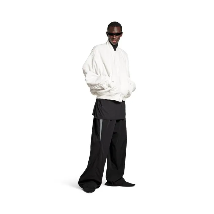 Balenciaga Coats and Jackets Men Men039s Loop Sports Icon Varsity Jacket In White White