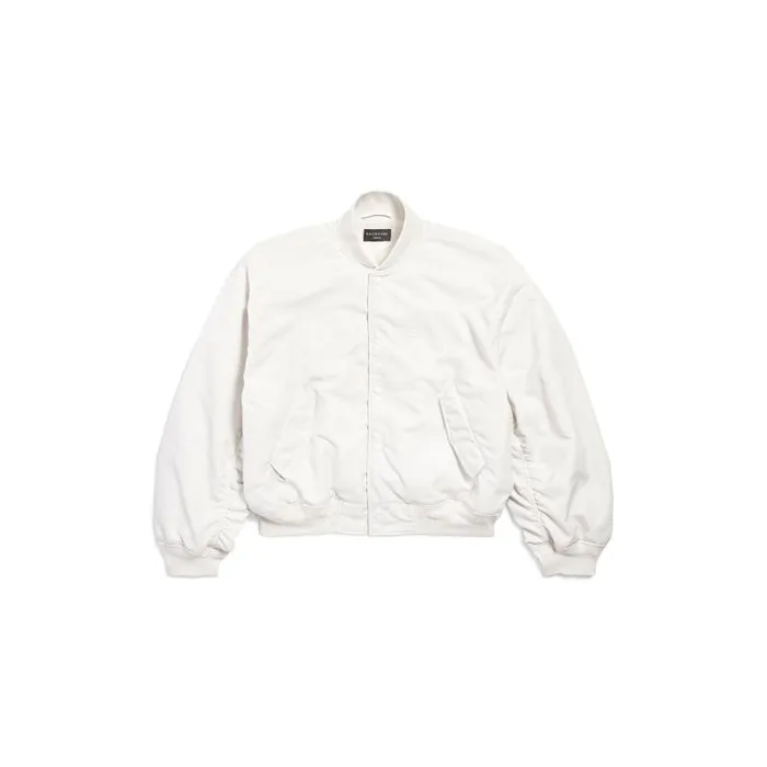 Balenciaga Coats and Jackets Men Men039s Loop Sports Icon Varsity Jacket In White White Balenciaga Coats and Jackets Men Men039s Loop Sports Icon Varsity Jacket In White White