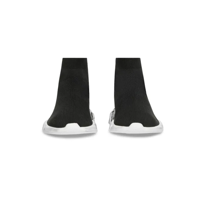 Balenciaga Kids WomenMen Kids 8211 Speed Graffiti Recycled Knit Sneaker In Black Black Balenciaga Kids WomenMen Kids 8211 Speed Graffiti Recycled Knit Sneaker In Black Black
