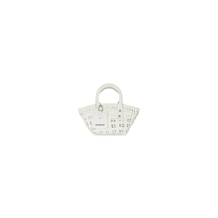 Balenciaga Mini Bags Women Women039s Bistro Xxs Basket With Strap In White White Balenciaga Mini Bags Women Women039s Bistro Xxs Basket With Strap In White White