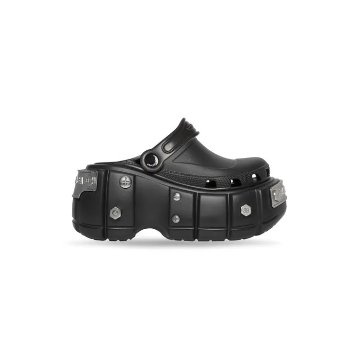 Balenciaga Sandals and Mules Women Women039s Hardcrocs Mule In Black Black
