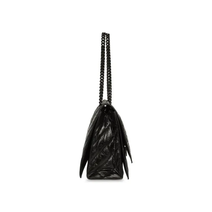 Balenciaga Shoulder Bags Women Women039s Crush Large Chain Bag Quilted In Black Black Balenciaga Shoulder Bags Women Women039s Crush Large Chain Bag Quilted In Black Black