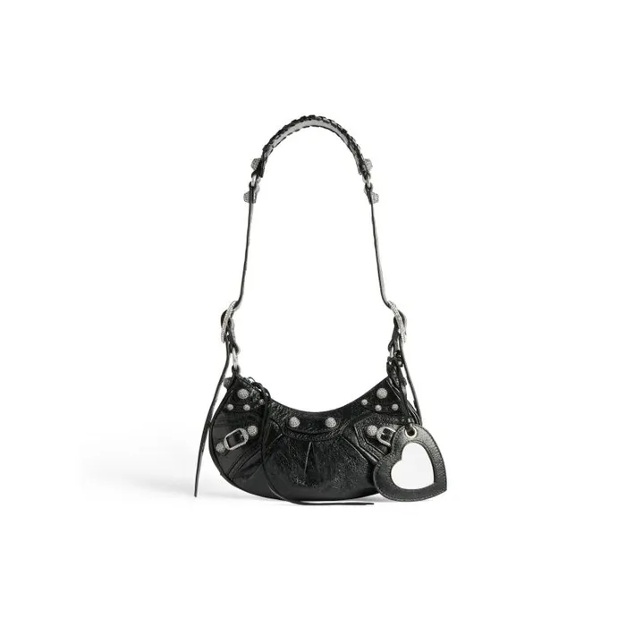 Balenciaga Shoulder Bags Women Women039s Le Cagole Xs Shoulder Bag With Rhinestones In Black Black Balenciaga Shoulder Bags Women Women039s Le Cagole Xs Shoulder Bag With Rhinestones In Black Black