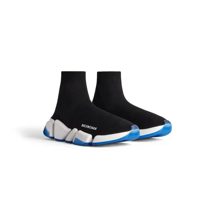 Balenciaga Sneakers Men Men039s Speed 20 Clear Sole Recycled Knit Sneaker In Black Black Balenciaga Sneakers Men Men039s Speed 20 Clear Sole Recycled Knit Sneaker In Black Black