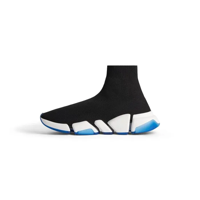 Balenciaga Sneakers Men Men039s Speed 20 Clear Sole Recycled Knit Sneaker In Black Black Balenciaga Sneakers Men Men039s Speed 20 Clear Sole Recycled Knit Sneaker In Black Black