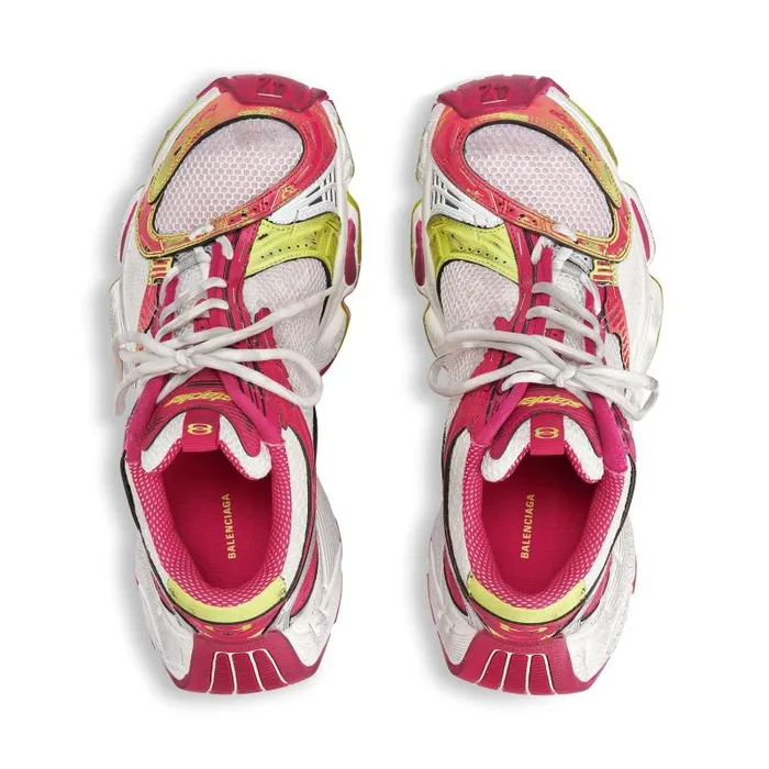Balenciaga Sneakers Men Men039s Stapler Sneaker In Whitepinkneon Yellowsilver Whitepinkneon Yellowsilver Balenciaga Sneakers Men Men039s Stapler Sneaker In Whitepinkneon Yellowsilver Whitepinkneon Yellowsilver