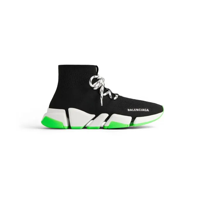 Balenciaga Sneakers WomenMen Men039s Speed 20 Laceup Recycled Knit Sneaker In Black Black