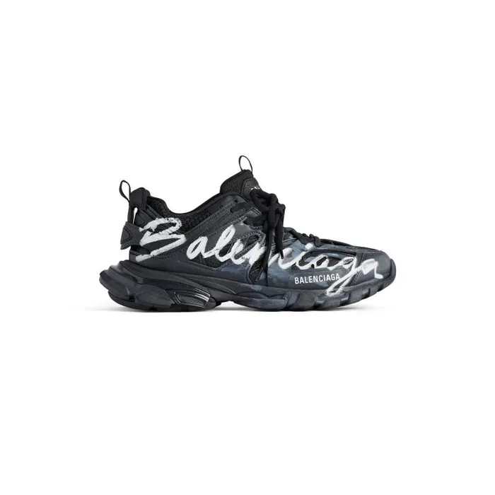 Balenciaga Sneakers Women Women039s Track Signature Sneaker In Blackwhite Blackwhite Balenciaga Sneakers Women Women039s Track Signature Sneaker In Blackwhite Blackwhite