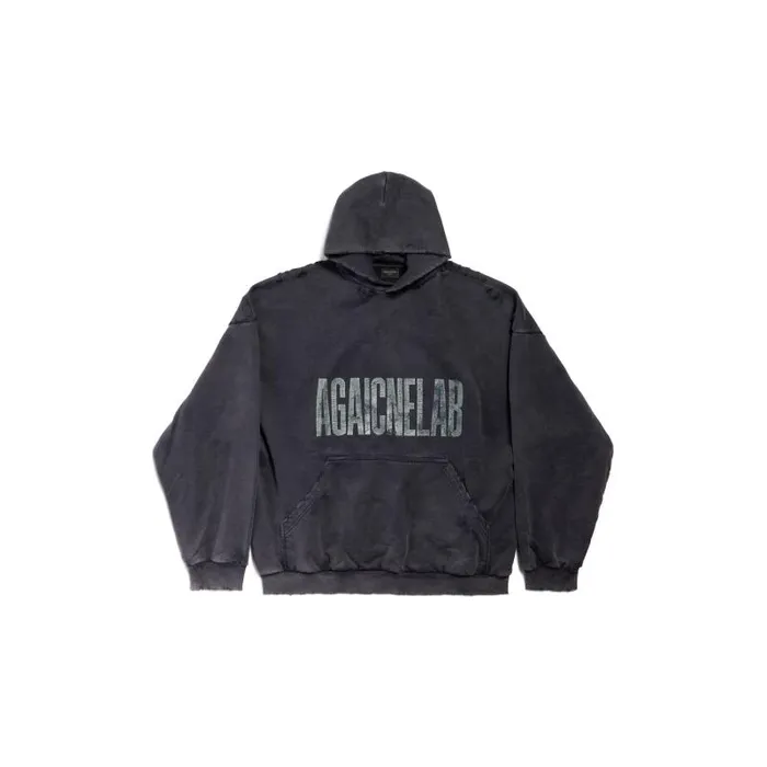 Balenciaga Sweatshirts and Hoodies Men Men039s Agaicnelab Hoodie Large Fit In Black Black Balenciaga Sweatshirts and Hoodies Men Men039s Agaicnelab Hoodie Large Fit In Black Black