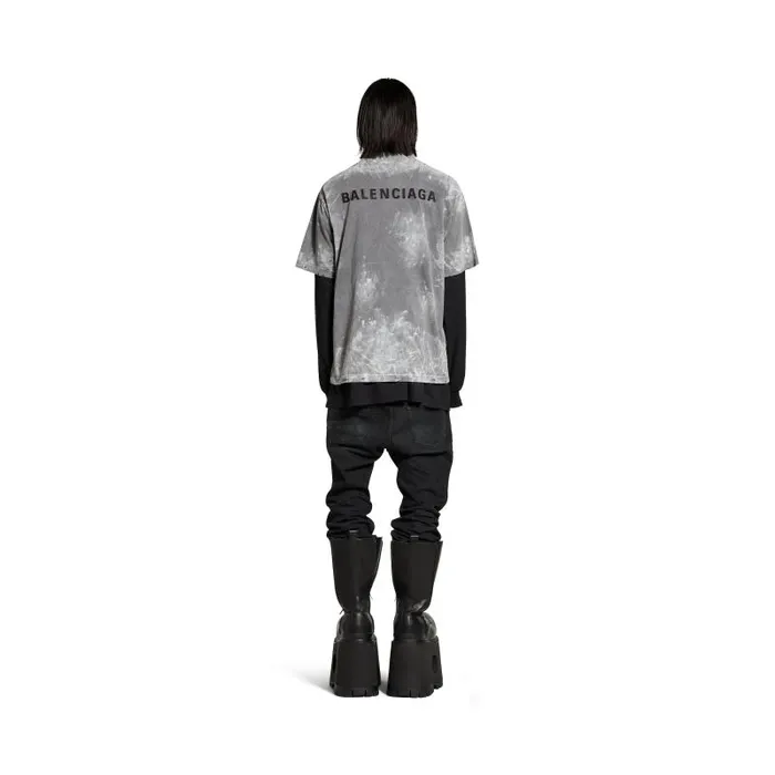 Balenciaga Tshirts Men Men039s Balenciaga Back Tshirt Medium Fit In Grey Grey Balenciaga Tshirts Men Men039s Balenciaga Back Tshirt Medium Fit In Grey Grey