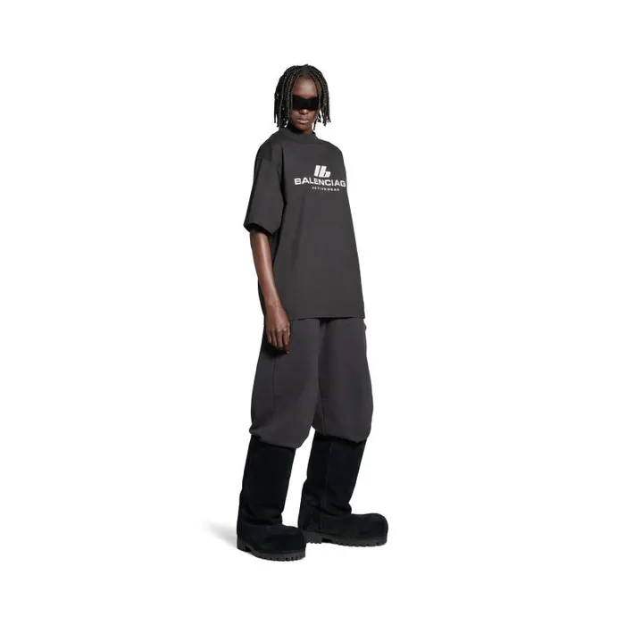 Balenciaga Tshirts WomenMen Activewear Tshirt Medium Fit In Black Black