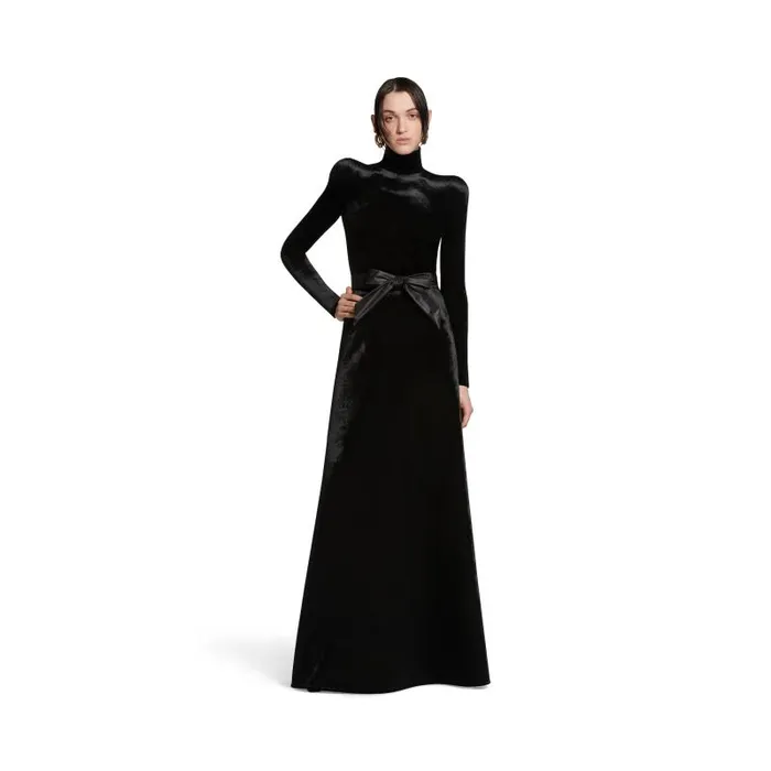 Balenciaga Tops and Shirts Women Women039s Round Shoulder Turtleneck In Black Black Balenciaga Tops and Shirts Women Women039s Round Shoulder Turtleneck In Black Black