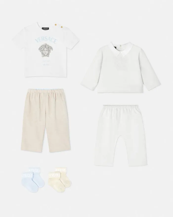 Barocco Baby Pants Print Children Versace Clothing
