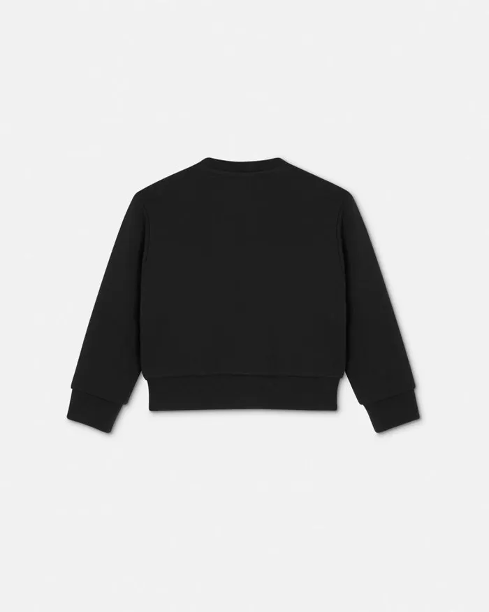 Barocco Baby Sweatshirt Black Children Versace Clothing